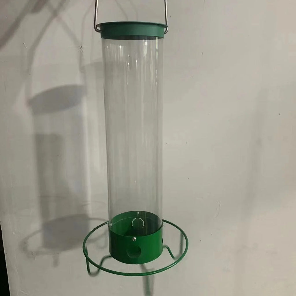 Bird Feeder | Squirrel-Proof Rotating Perch & 4 Feeding Ports