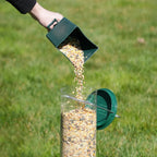 Bird Feeder | Squirrel-Proof Rotating Perch & 4 Feeding Ports