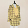 Blazer Skirt Set | Plaid Matching | Party Costume
