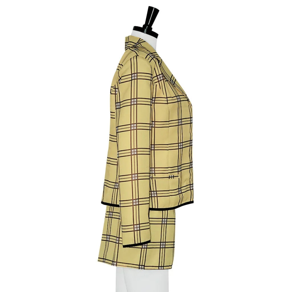 Blazer Skirt Set | Plaid Matching | Party Costume