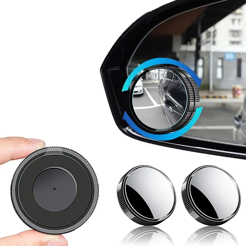 Blind Spot Mirror | 360° Adjustable & Suction Mount | Universal Fit