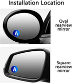 Blind Spot Mirror | 360° Adjustable & Suction Mount | Universal Fit