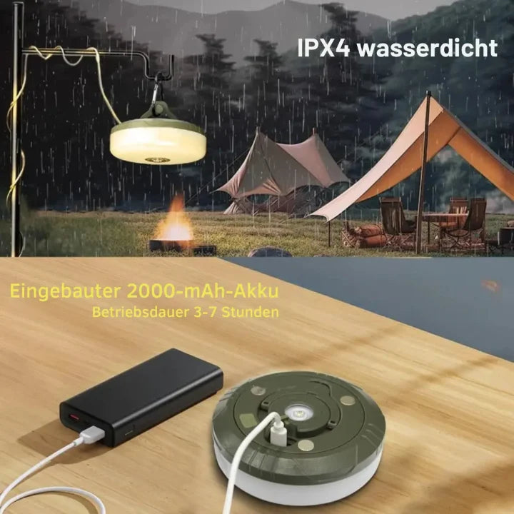 Camping Lamp | 4-in-1 10m RGB & USB Rechargeable