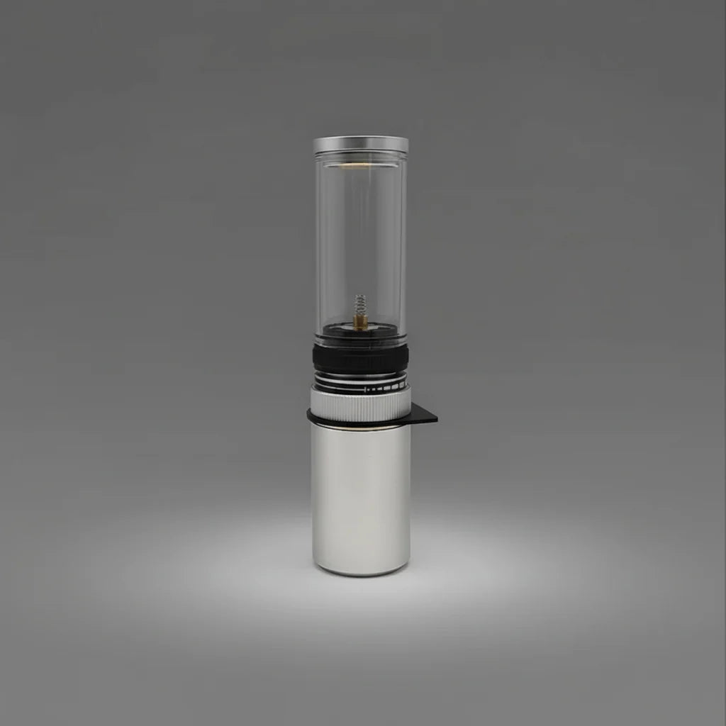 Camping Lantern | Butane-Powered Adjustable Flame | Wind-Resistant