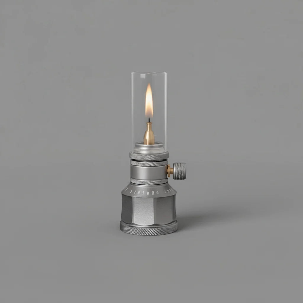 Camping Lantern | Butane-Powered Adjustable Flame | Wind-Resistant