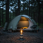 Camping Lantern | Butane-Powered Adjustable Flame | Wind-Resistant
