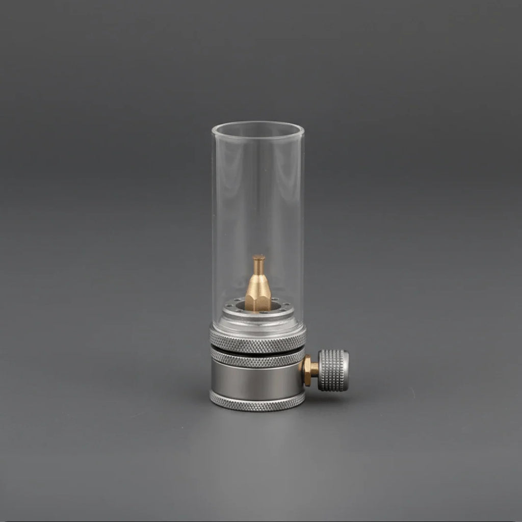 Camping Lantern | Butane-Powered Adjustable Flame | Wind-Resistant
