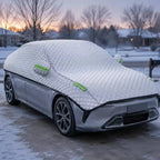 Car Cover | Full-Vehicle Winter Protection | 10 Elastic Straps
