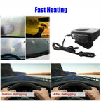 Car Heater | Portable Ceramic Fan & Adjustable Heat | For 12V Vehicles