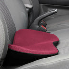 Car Seat Cushion | Ergonomic Memory Foam & Removable Breathable Cover | 3.5 in Lift