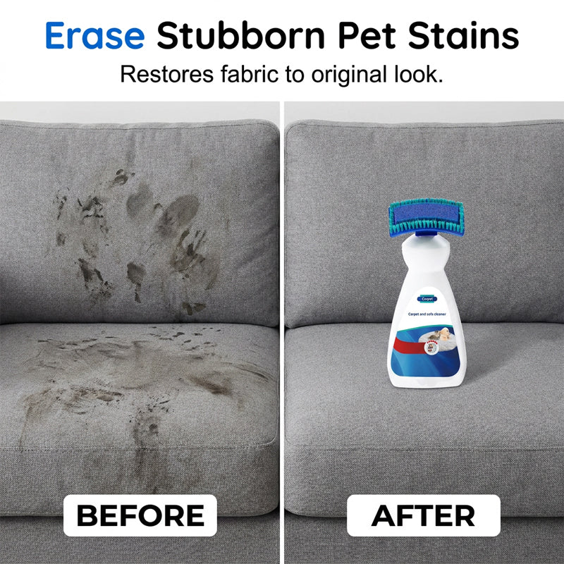 Carpet & Upholstery Cleaner | Waterless Stain Removal & Built-In Brush | 200 Ml