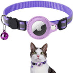 Cat Collar | Reflective Nylon GPS Holder & Quick-Release