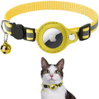 Cat Collar | Reflective Nylon GPS Holder & Quick-Release