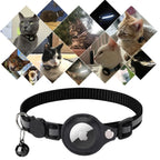 Cat Collar | Reflective Nylon GPS Holder & Quick-Release
