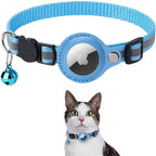Cat Collar | Reflective Nylon GPS Holder & Quick-Release