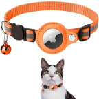 Cat Collar | Reflective Nylon GPS Holder & Quick-Release