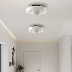 Ceiling Light | Glass & Metal Disc | Ceiling or Wall Mount
