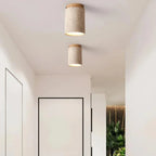 Ceiling Light | Travertine Wabi-Sabi Design | LED Lighting