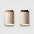 Ceiling Light | Travertine Wabi-Sabi Design | LED Lighting