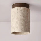 Ceiling Light | Travertine Wabi-Sabi Design | LED Lighting