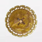 Ceiling Pendant Light | Metal & Glass | Hardwired & Dimmer-Compatible