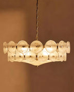Ceiling Pendant Light | Metal & Glass | Hardwired & Dimmer-Compatible