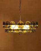Ceiling Pendant Light | Metal & Glass | Hardwired & Dimmer-Compatible