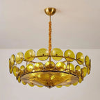 Ceiling Pendant Light | Metal & Glass | Hardwired & Dimmer-Compatible