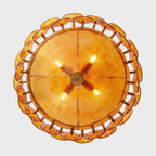 Ceiling Pendant Light | Metal & Glass | Hardwired & Dimmer-Compatible