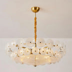 Ceiling Pendant Light | Metal & Glass | Hardwired & Dimmer-Compatible