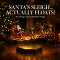 Christmas Decoration | Magnetic Levitation & Warm Lighting | Santa Sleigh With 4 Reindeer