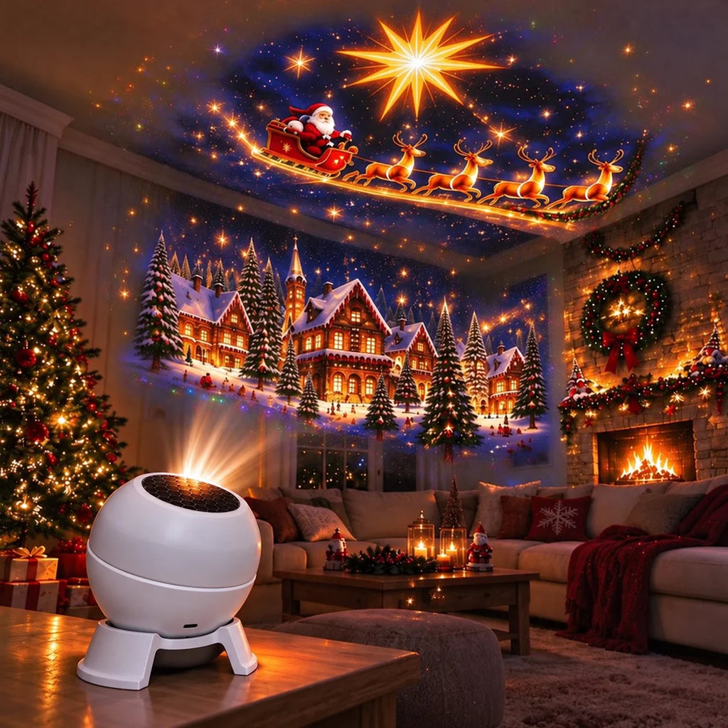 Christmas Projector | LED Festive Projections & USB Powered