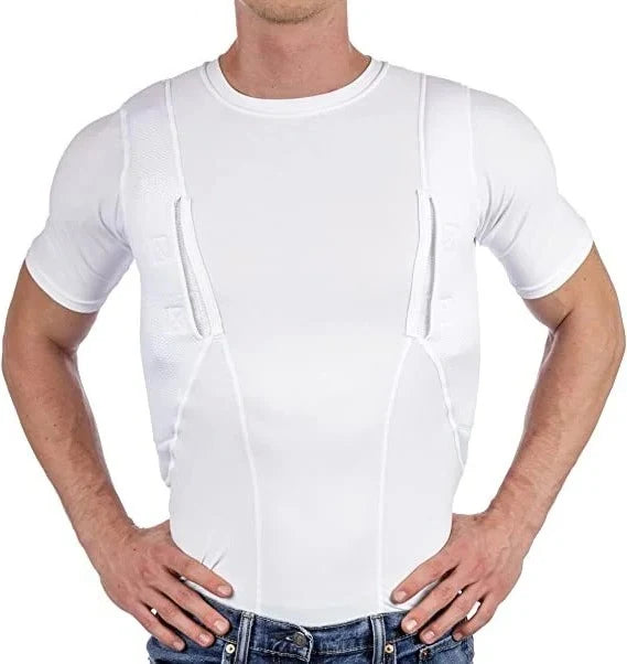 Concealed Carry T-Shirt | Ambidextrous Dual Holsters & Moisture-Wicking