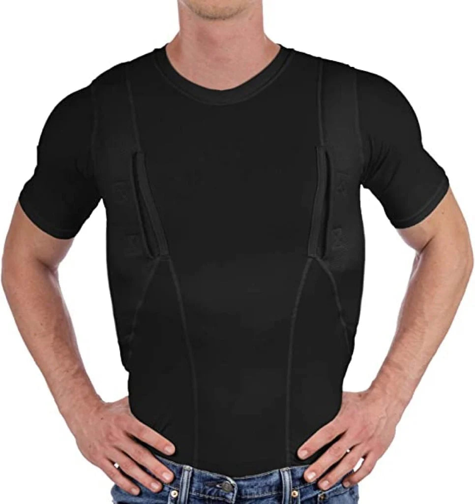 Concealed Carry T-Shirt | Ambidextrous Dual Holsters & Moisture-Wicking
