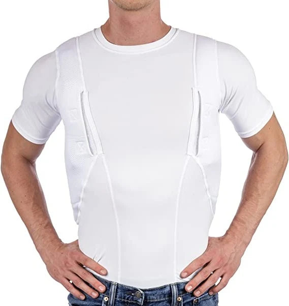 Concealed Carry T-Shirt | Ambidextrous Dual Holsters & Moisture-Wicking