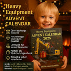 Construction Vehicle Advent Calendar | 24 Die-Cast Models | 30 x 40 cm