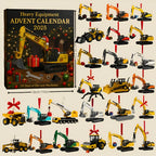 Construction Vehicle Advent Calendar | 24 Die-Cast Models | 30 x 40 cm