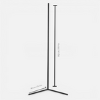 Corner Floor Lamp | Dimmable & Remote Control | Aluminum
