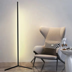 Corner Floor Lamp | Dimmable & Remote Control | Aluminum
