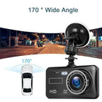 Dash Camera | 1080P Front & Rear 170° Wide-Angle & G-Sensor