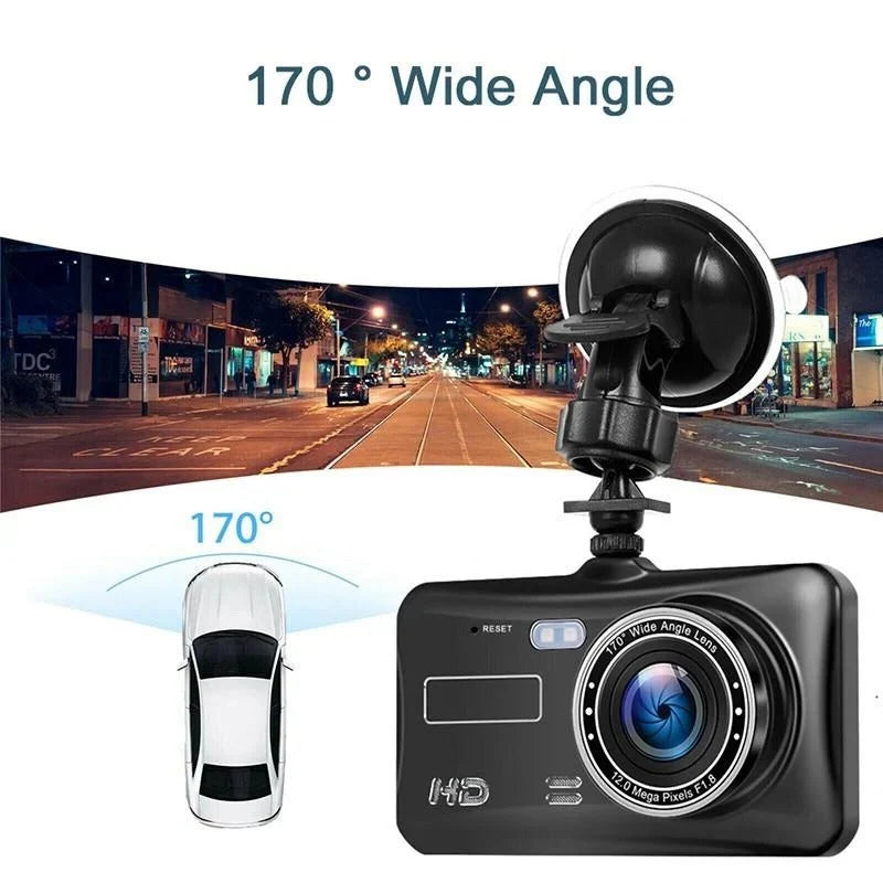 Dash Camera | 1080P Front & Rear 170° Wide-Angle & G-Sensor