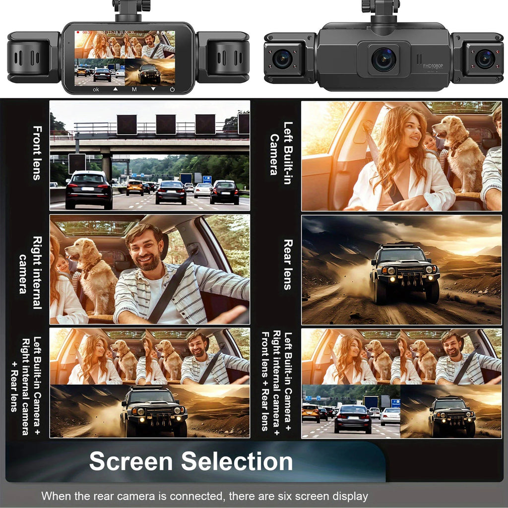 Dash Camera System | Four-Camera Night Vision & Wi-Fi