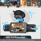 Dash Camera System | Four-Camera Night Vision & Wi-Fi