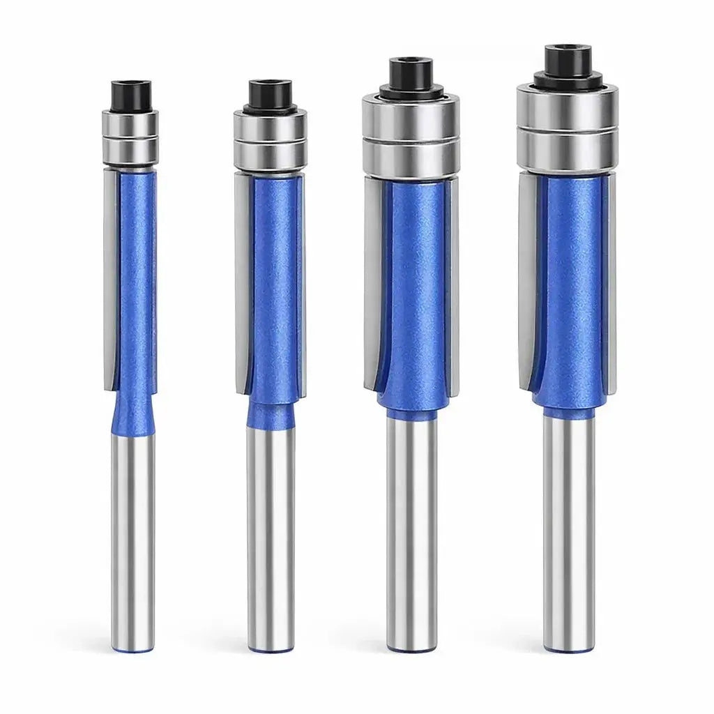 Deburring & Polishing Tool | Double-Bearing Hardened Tool Steel | Set of 4
