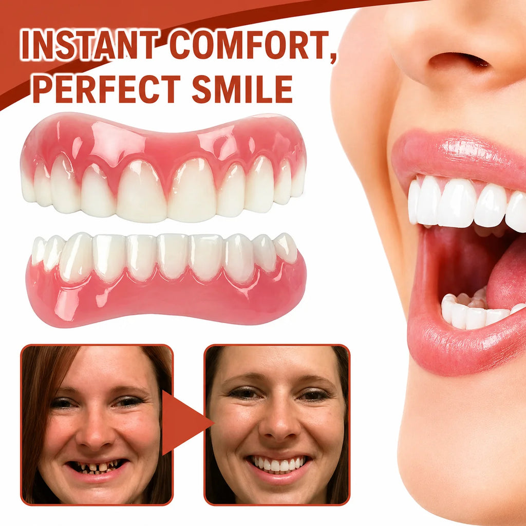 Denture Cushions | Soft Silicone Non-Slip | Adjustable