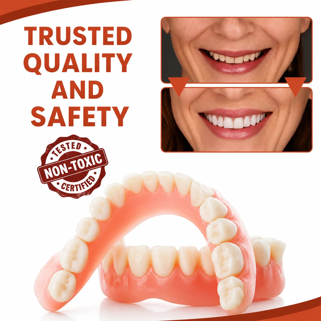 Denture Cushions | Soft Silicone Non-Slip | Adjustable