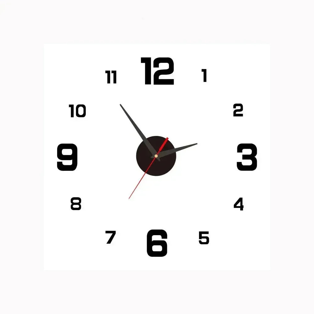 Digital Wall Clock | Silent Operation & Elegant Design | 20 cm