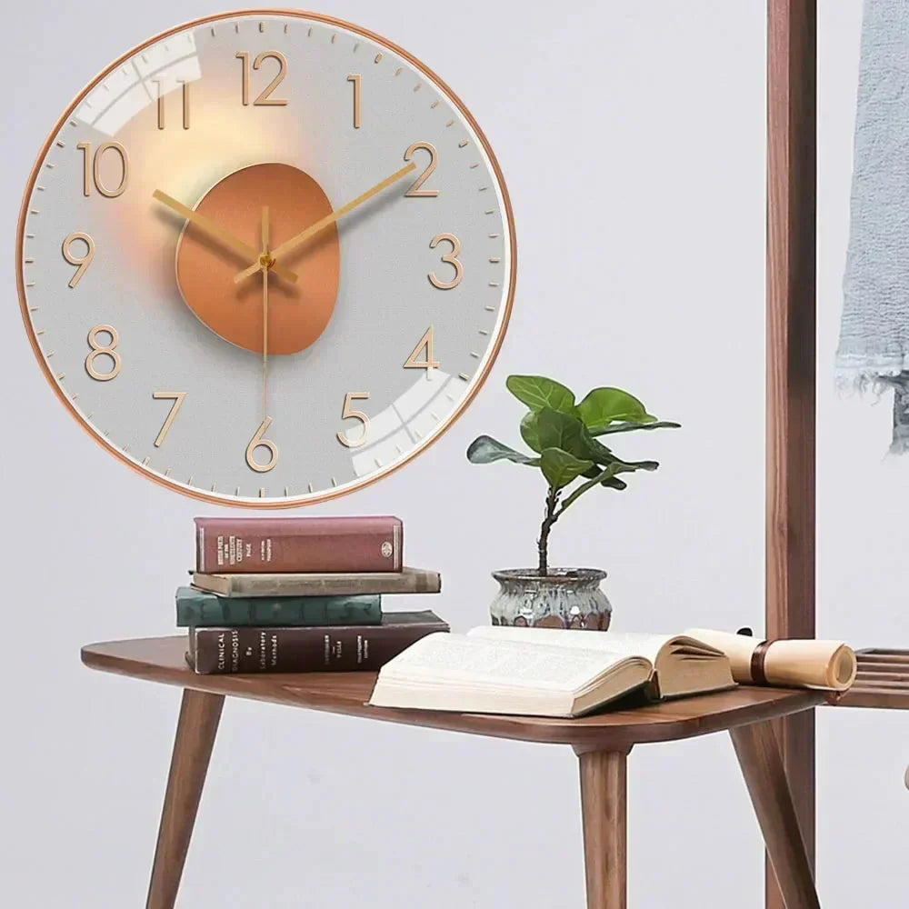 Digital Wall Clock | Silent Operation & Elegant Design | 20 cm