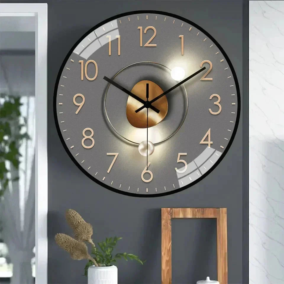 Digital Wall Clock | Silent Operation & Elegant Design | 20 cm