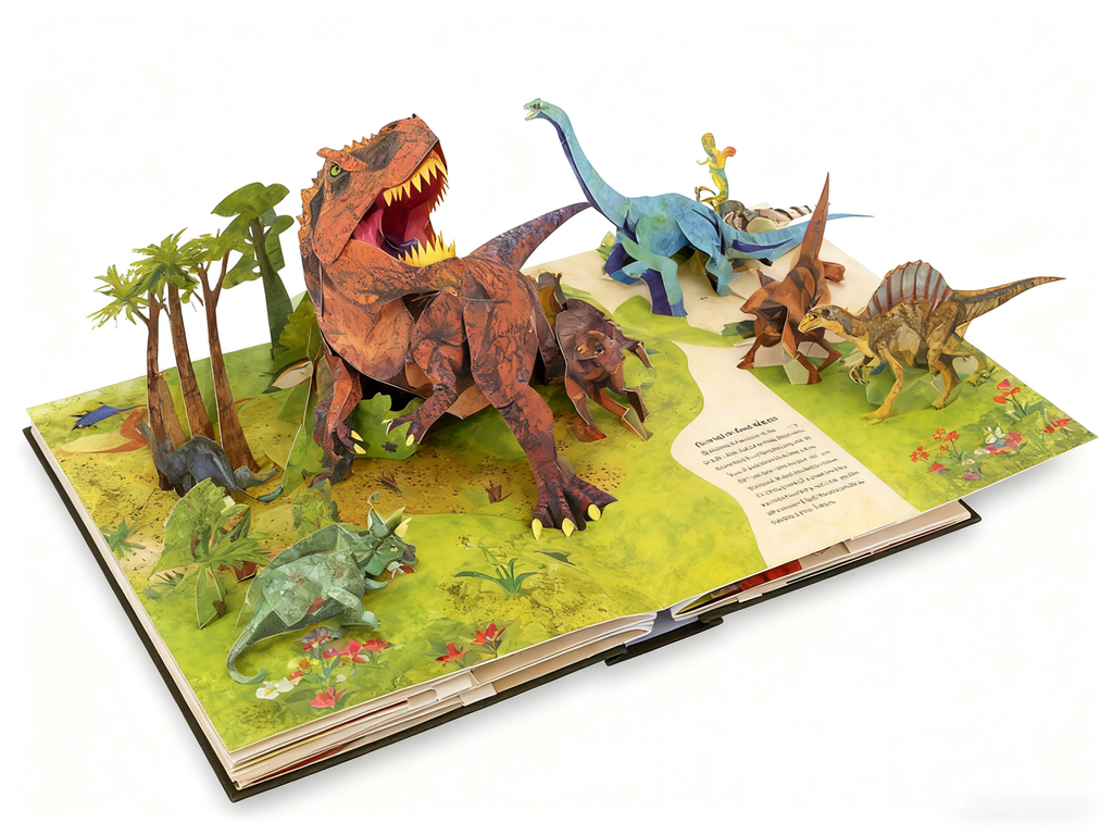 Dinosaur Pop-Up Book | Interactive 3D & Educational